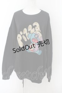 NieR Clothing / プリントSWEAT  XL 黒 O-24-07-08-1018-PU-TO-KB-ZI