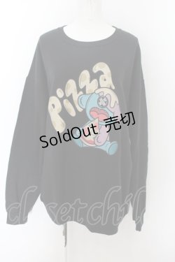 画像1: NieR Clothing / プリントSWEAT  XL 黒 O-24-07-08-1018-PU-TO-KB-ZI