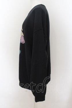 画像2: NieR Clothing / プリントSWEAT  XL 黒 O-24-07-08-1018-PU-TO-KB-ZI