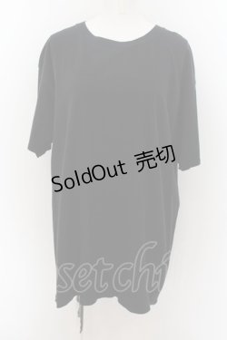 画像2: NieR Clothing / うさぎptTシャツ  黒 O-24-07-08-1019-PU-TS-SZ-ZT318