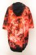 画像3: NieR Clothing / 総柄半袖パーカー【スプラッシュハート】 F レッド O-24-07-08-1025-PU-TO-OW-ZT319 (3)