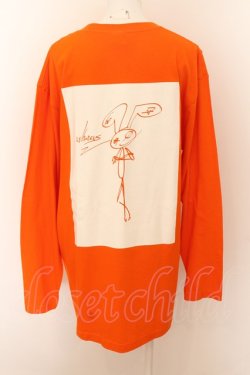 画像1: NieR Clothing / ORANGE RABBIT LONG CUTSEW  オレンジ O-24-07-08-1030-PU-TO-KB-ZI