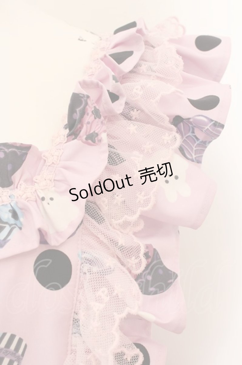 画像2: Angelic Pretty / Happy Treat Partyジャンパースカート  ピンク O-24-07-13-031-AP-OP-IG-OS (2)