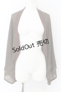 Qutie Frash / ノベルティポンチョカーディガン  カーキ O-24-07-18-042-QU-TO-OW-ZI