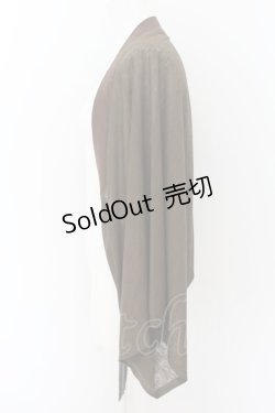 画像2: Qutie Frash / ノベルティポンチョカーディガン  カーキ O-24-07-18-042-QU-TO-OW-ZI