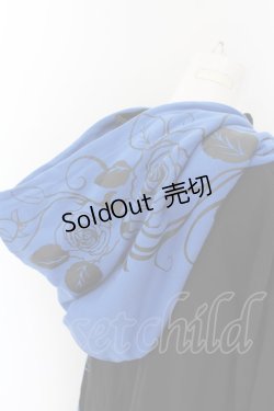 画像4: ililil / あのね。コラボ切り替えハイネックプリントパーカー  ブラック×ブルー O-24-07-20-053-PU-TO-OW-ZI