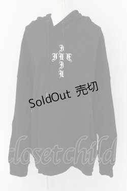 画像1: ililil / 慰流アニメガールパーカー F ブラック O-24-07-20-054-PU-TO-OW-ZI