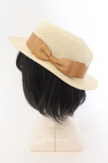 画像3: m petit by misako / リボンカンカン帽 57.5ｃｍ ナチュラル O-24-07-25-060-LO-AC-OW-ZTK004 (3)