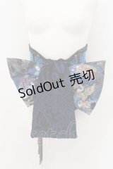 Qutie Frash / 花魁帯コルセット  ブルー O-24-07-25-012-QU-TO-OW-OS