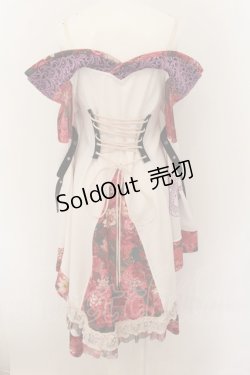画像4: Qutie Frash / オフショル着物カーディガン  ピンク×ホワイト O-24-07-25-013-QU-TO-OW-OS