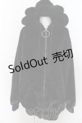 KRY CLOTHING / NEKOKAKUMAボアパーカー  ブラック O-24-07-26-057-EL-TO-OW-ZT091