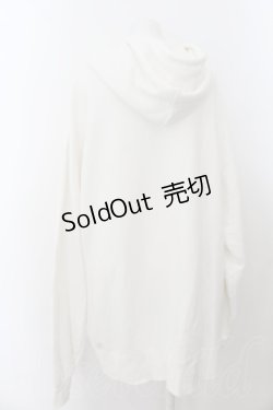 画像2: Wrouge / NO! DRUG!パーカー  ホワイト O-24-07-26-075-PU-TO-OW-ZT114
