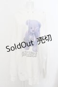 Wrouge / Confined Bear　BIGパーカー  ホワイト O-24-07-26-076-PU-TO-OW-ZT343