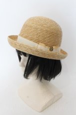 画像1: LIZ LISA / リボン使いストローハット 57.5ｃｍ ナチュラル O-24-07-26-086-LO-AC-OW-ZTK004 (1)