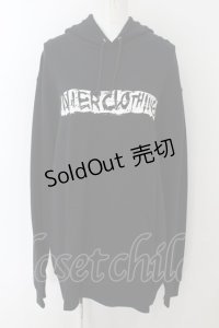 NieR Clothing / NIER FRONT LOGO HOODIE 2XL ブラック O-24-07-29-1048-PU-TO-IG-ZT303