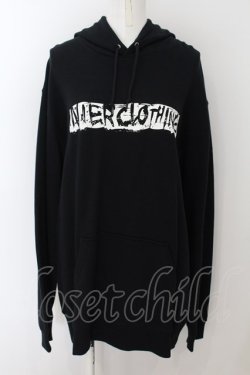 画像1: NieR Clothing / NIER FRONT LOGO HOODIE 2XL ブラック O-24-07-29-1048-PU-TO-IG-ZT303