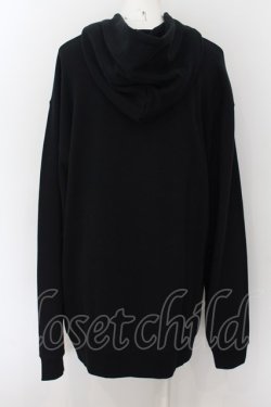 画像2: NieR Clothing / NIER FRONT LOGO HOODIE 2XL ブラック O-24-07-29-1048-PU-TO-IG-ZT303