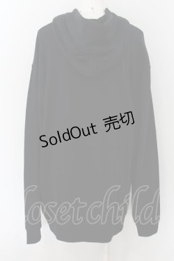 画像2: NieR Clothing / NIER FRONT LOGO HOODIE 2XL ブラック O-24-07-29-1048-PU-TO-IG-ZT303