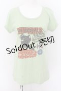 HYSTERIC GLAMOUR / HYS LONE STAR Tシャツ F ライトグリーン O-24-07-29-1087-PU-TS-IG-ZT230