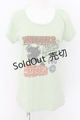 HYSTERIC GLAMOUR / HYS LONE STAR Tシャツ F ライトグリーン O-24-07-29-1087-PU-TS-IG-ZT230