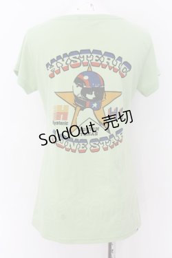 画像2: HYSTERIC GLAMOUR / HYS LONE STAR Tシャツ F ライトグリーン O-24-07-29-1087-PU-TS-IG-ZT230