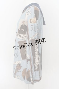 画像2: MILKBOY / HOME セーラーシャツ  ブルー O-24-07-29-1091-MB-BL-YM-ZT037