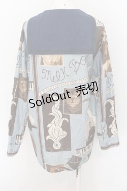 画像3: MILKBOY / HOME セーラーシャツ  ブルー O-24-07-29-1091-MB-BL-YM-ZT037