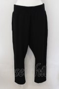 Na+H / ストレッチパンツ  ブラック O-24-07-29-1130-PU-PA-OW-ZT149