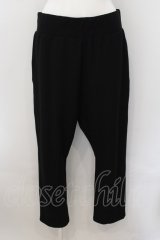 Na+H / ストレッチパンツ  ブラック O-24-07-29-1130-PU-PA-OW-ZT149