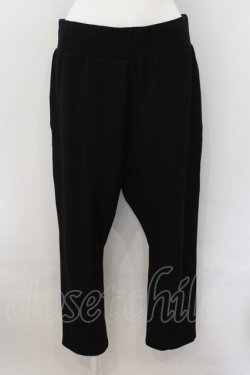 画像1: Na+H / ストレッチパンツ  ブラック O-24-07-29-1130-PU-PA-OW-ZT149