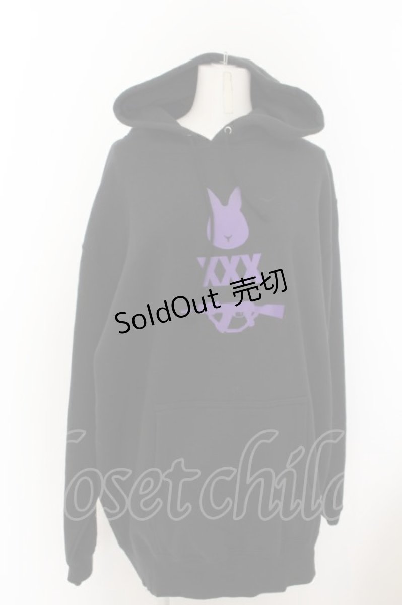画像1: MILKBOY / BUNNY CAR HOODIE XL ブラック O-24-07-31-2006-MB-TO-OW-ZT035 (1)