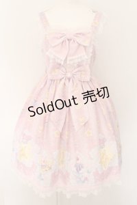 Angelic Pretty / Dreamy Night Cakesジャンパースカート  ピンク O-24-08-17-036-AP-OP-OW-OS