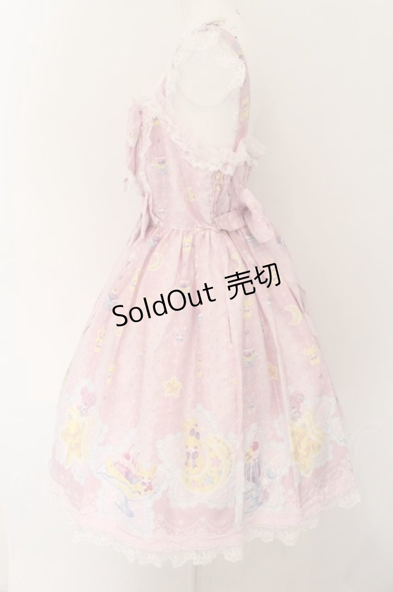 画像3: Angelic Pretty / Dreamy Night Cakesジャンパースカート  ピンク O-24-08-17-036-AP-OP-OW-OS (3)