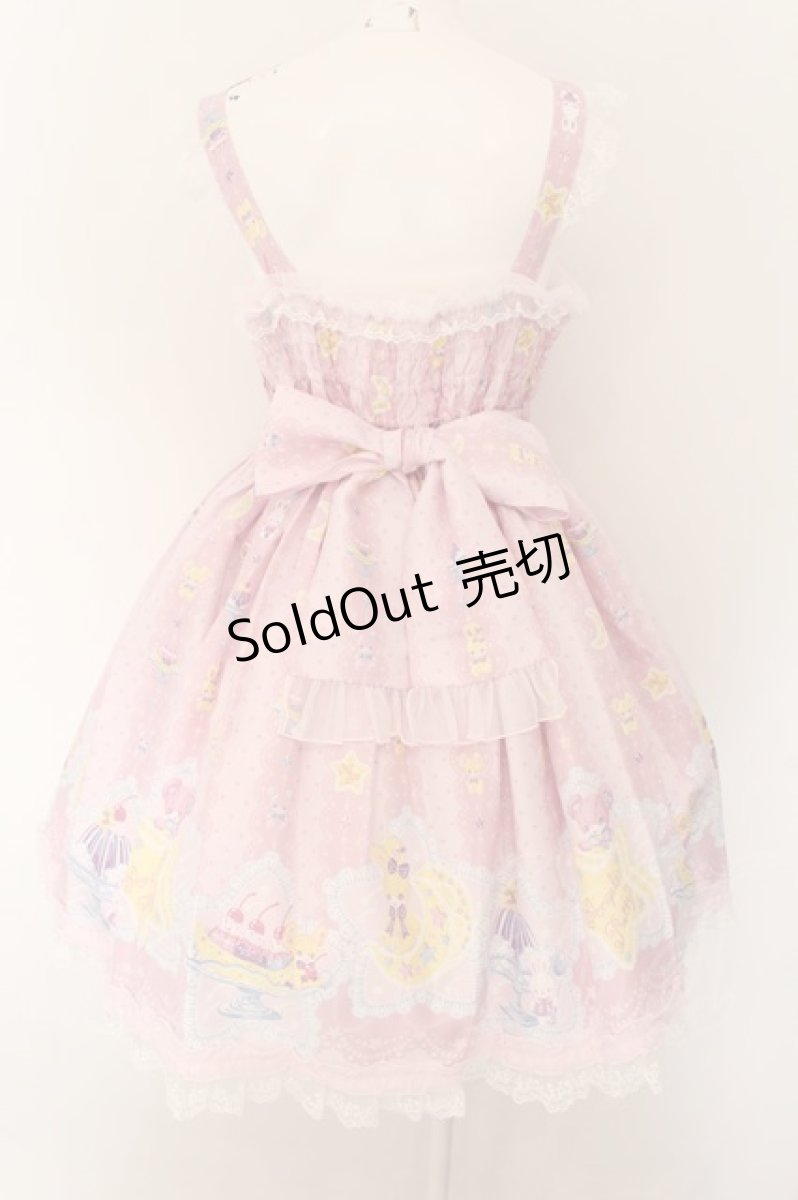 画像4: Angelic Pretty / Dreamy Night Cakesジャンパースカート  ピンク O-24-08-17-036-AP-OP-OW-OS (4)