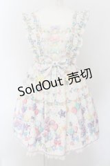 Angelic Pretty / Happy Garlandジャンパースカート  シロ O-24-08-17-038-AP-OP-OW-OS