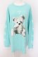 画像1: TRAVAS TOKYO / FURRY BEARビッグロンT F ミントグリーン O-24-08-17-069-PU-TO-OW-ZI (1)