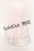 Angelic Pretty / Flower Kittenジャンパースカート  ピンク O-24-08-17-032-AP-OP-OW-OS