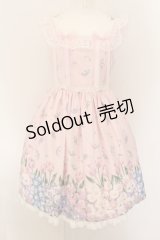 Angelic Pretty / Flower Kittenジャンパースカート  ピンク O-24-08-17-032-AP-OP-OW-OS