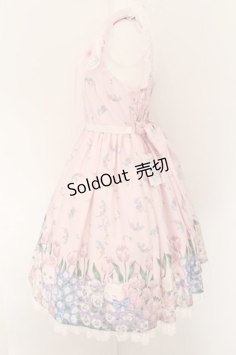画像3: Angelic Pretty / Flower Kittenジャンパースカート  ピンク O-24-08-17-032-AP-OP-OW-OS (3)