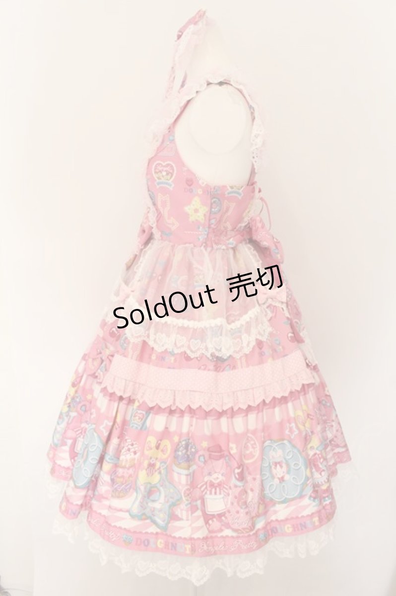 画像4: Angelic Pretty / Toy's Donut Diner エプロンドレスSet  ピンク O-24-08-17-034-AP-OP-OW-OS (4)