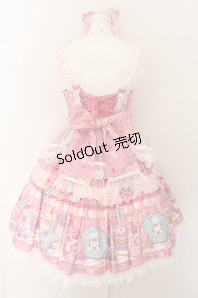 画像5: Angelic Pretty / Toy's Donut Diner エプロンドレスSet  ピンク O-24-08-17-034-AP-OP-OW-OS (5)