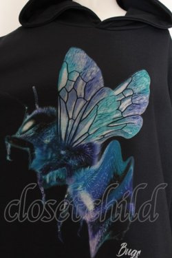 画像2: TRAVAS TOKYO / Bugsプリントパーカー F ブラック O-24-08-18-028-PU-TO-YM-ZI