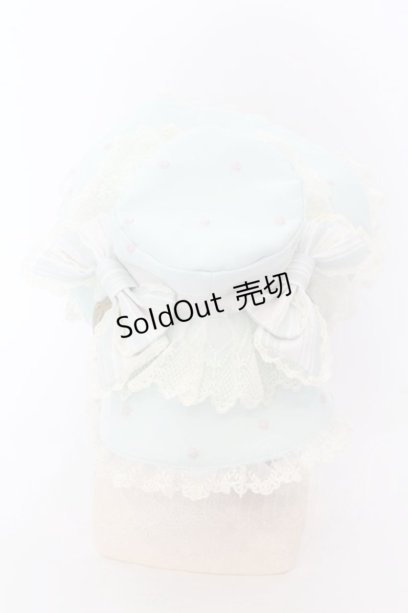 画像4: BABY,THE STARS SHINE BRIGHT / Scarlet ~Primavera Waltz Bonnet Hat~  ミント O-24-08-19-063-BA-AC-IG-ZTZT713 (4)