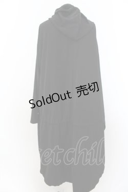 画像3: Deorart / 変形フーデッドロングカーディガン L ブラック O-24-08-22-067-PU-TO-YM-ZT017