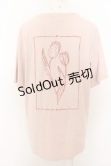 merry jenny / tulip Tee  ピンク O-24-08-22-021-LO-TS-IG-ZT189