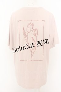 merry jenny / tulip Tee  ピンク O-24-08-22-021-LO-TS-IG-ZT189