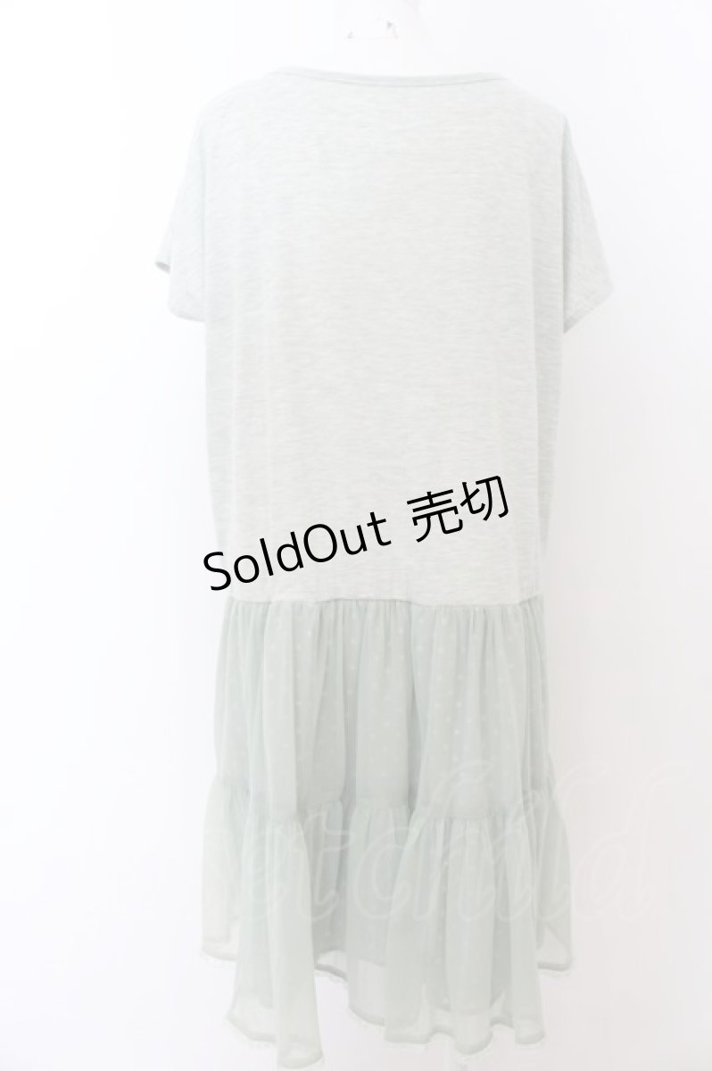画像3: Franche Lippee / チュール切り替えワンピース M ミント O-24-08-22-029-LO-OP-IG-ZT093 (3)