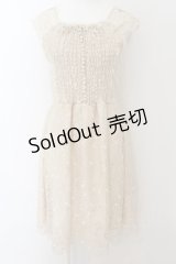 axes femme NOSTALGIE / ケミカル総レースワンピース M キナリ O-24-08-24-099-AX-OP-OW-ZT177