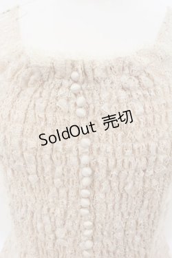 画像2: axes femme NOSTALGIE / ケミカル総レースワンピース M キナリ O-24-08-24-099-AX-OP-OW-ZT177