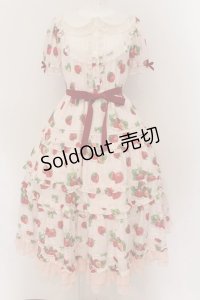 Emily Temple cute / Dear Strawberry Anniversaryドレス  ピンク O-24-08-24-007-ET-OP-OW-OS